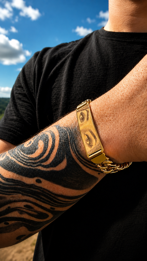 Bracelete personalizado olhos 13mm