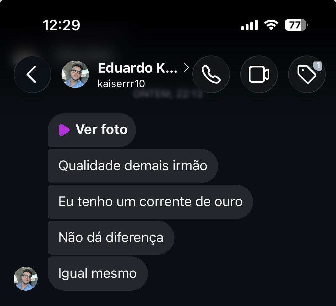 Corrente Cadeado 3mm