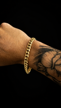Pulseira cubana 8mm 22g