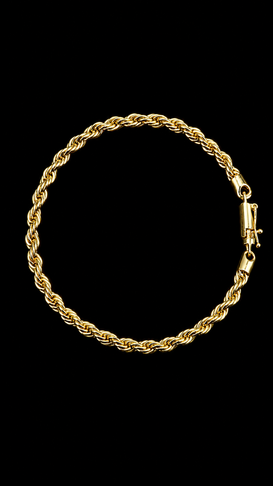 Pulseira elo baiano 4mm