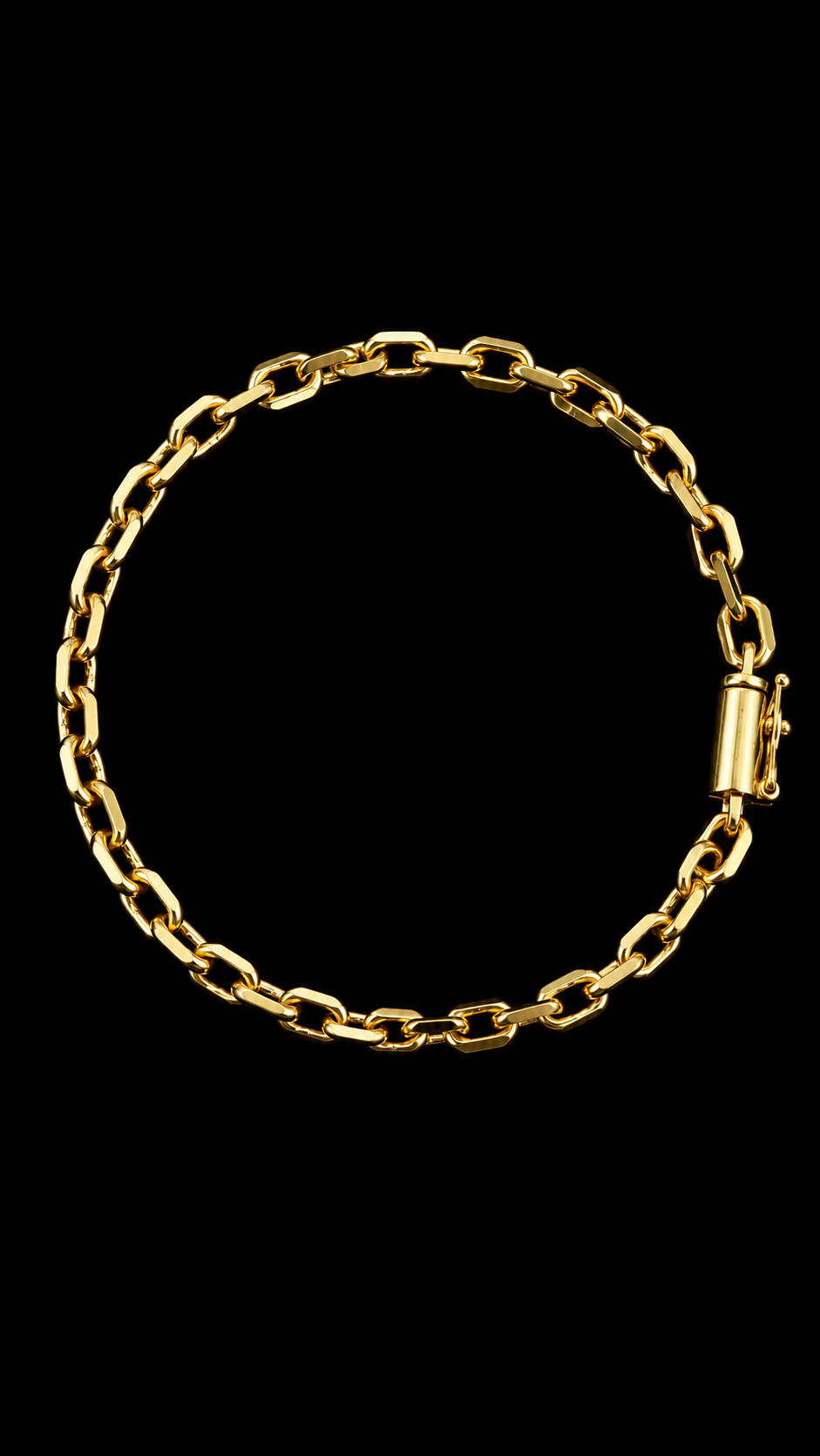 Pulseira cadeado 4mm