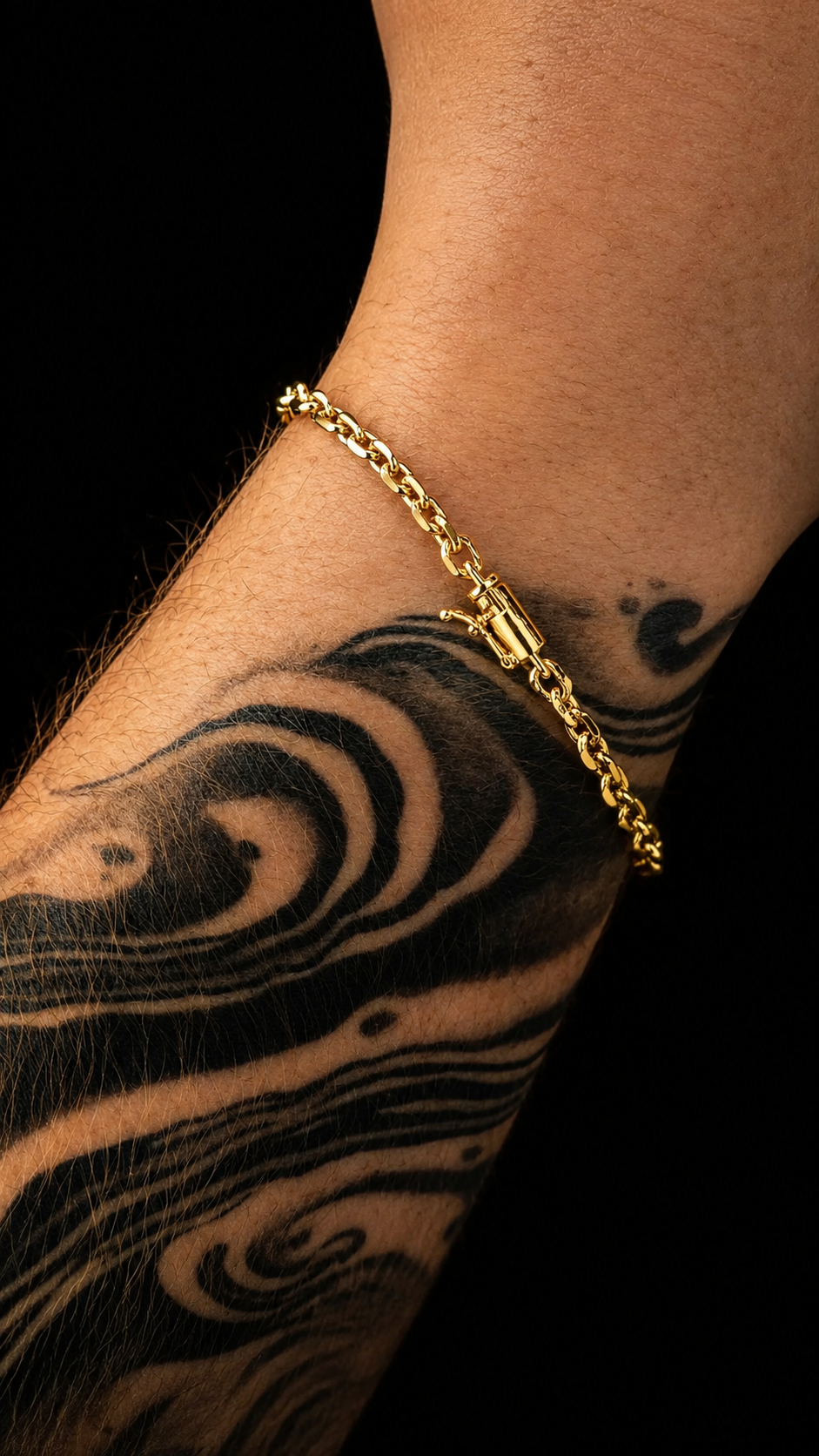 Pulseira cadeado 4mm