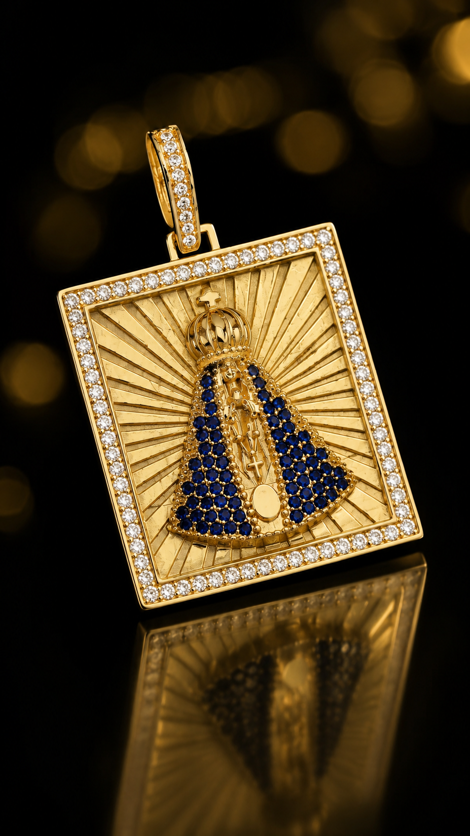 Pingente ESPECIAL PLACA NOSSA SENHORA G