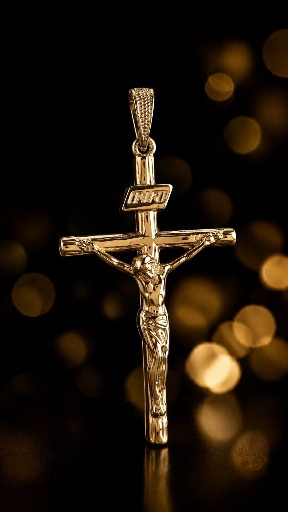 Pingente Cruz INRI G