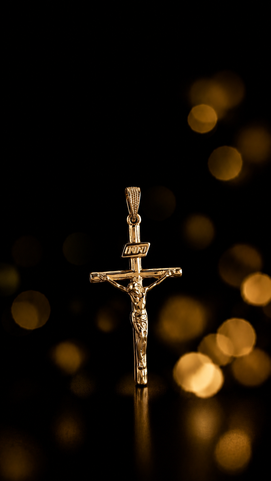 Pingente cruz INRI P