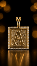 Pingente Letra Placa Especial M