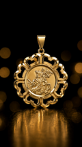 Medalha São Jorge Vazada