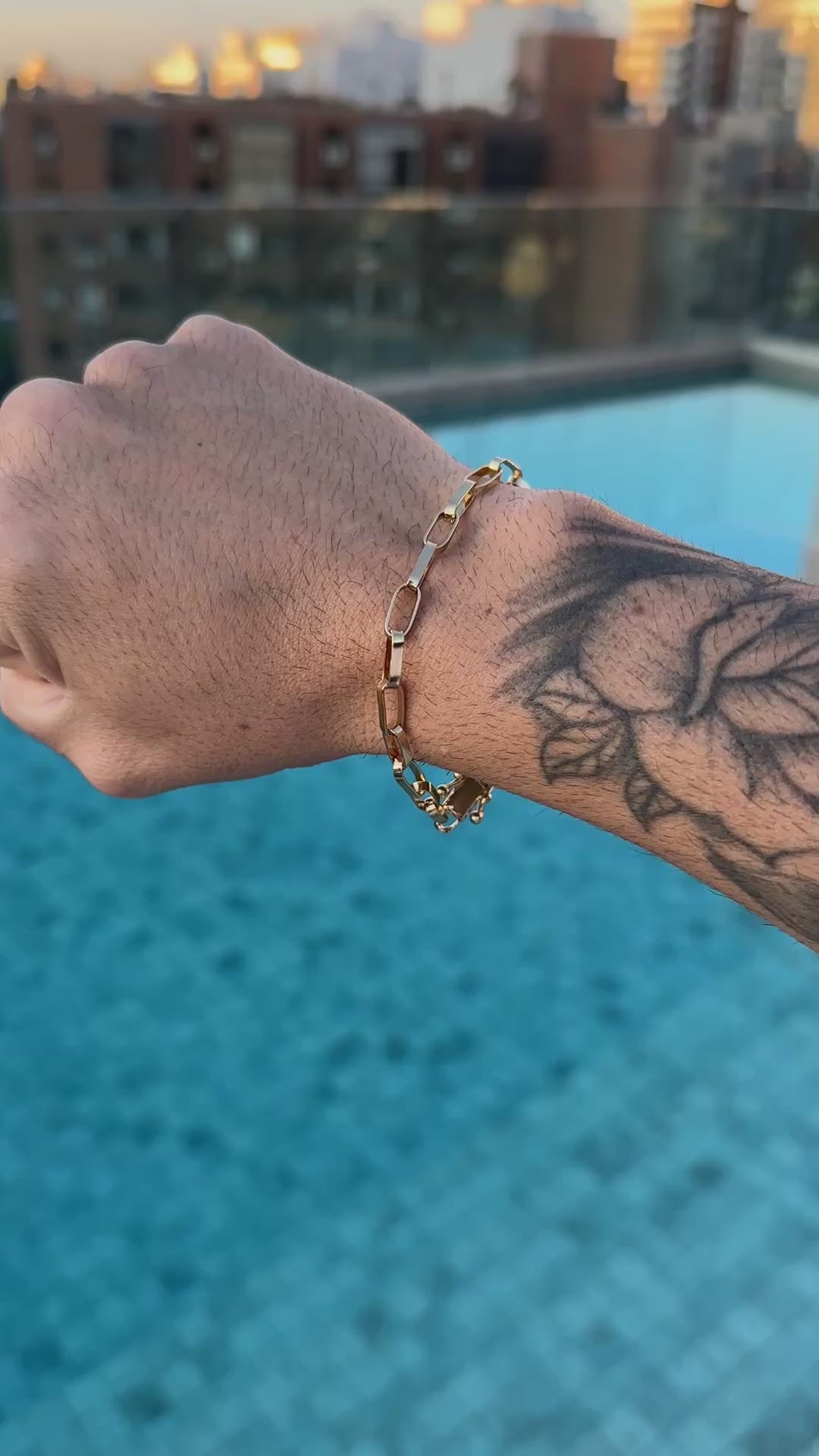 Pulseira Carter tijolinho 5mm 7g